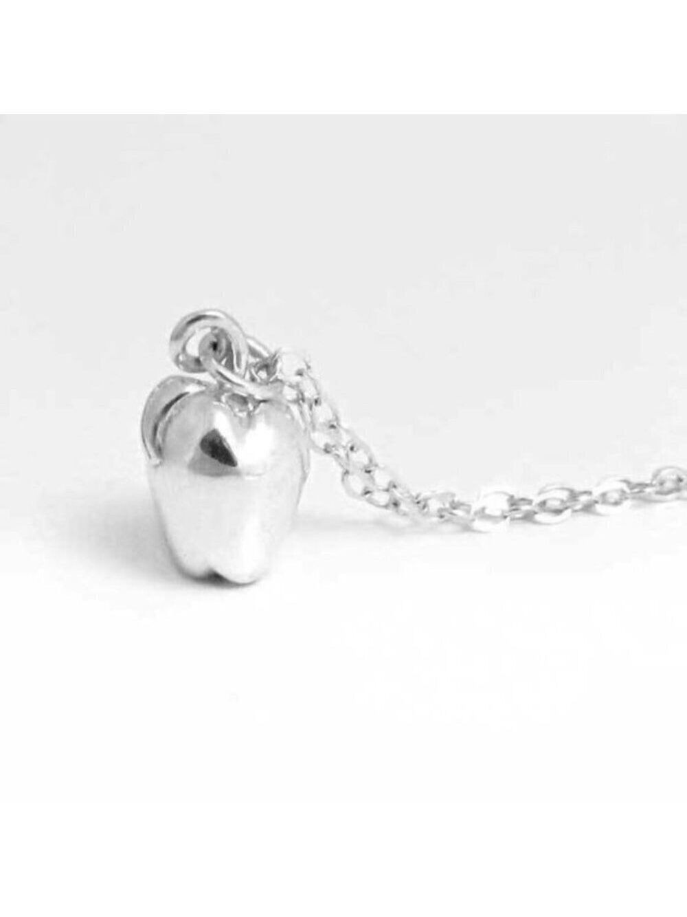 Apple Charm With Chain - Picture 2 of 6